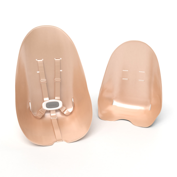 Вкладиш для стільчика Bloom Fresco 6+, 2 шт + ремінь (rose gold) - фото | Интернет-магазин автокресел, колясок и аксессуаров для детей Avtokrisla