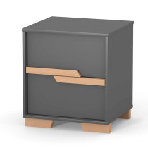 Тумбочка Верес 450 Сіетл (темно-сірий)