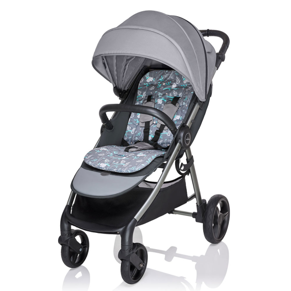 Прогулочная коляска Baby Design Wave (07 Gray) - фото | Интернет-магазин автокресел, колясок и аксессуаров для детей Avtokrisla