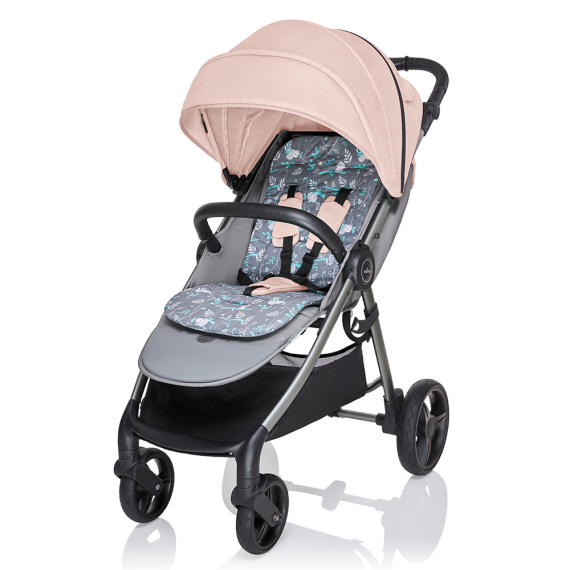 Прогулянкова коляска Baby Design Wave (08 Pink) - фото | Интернет-магазин автокресел, колясок и аксессуаров для детей Avtokrisla