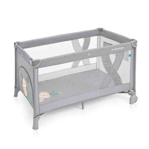 Детская кроватка Baby Design Simple (07 Light Gray) - фото | Интернет-магазин автокресел, колясок и аксессуаров для детей Avtokrisla