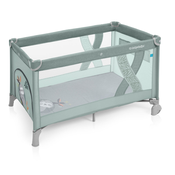 Дитяче ліжечко Baby Design Simple (04 Green) - фото | Интернет-магазин автокресел, колясок и аксессуаров для детей Avtokrisla