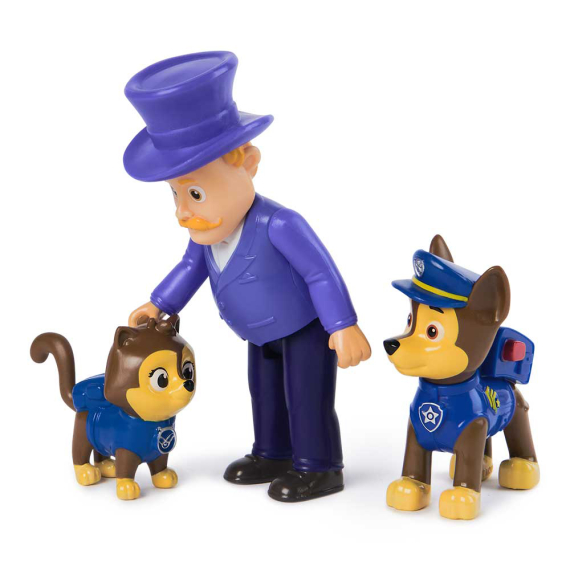 Набір фігурок Paw Patrol Гончик, мер Гамдінґера та кіт - фото | Интернет-магазин автокресел, колясок и аксессуаров для детей Avtokrisla