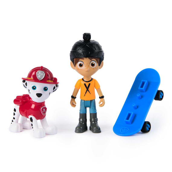Набір фігурок Paw Patrol Маршал і Сміливий Денні на скейті - фото | Интернет-магазин автокресел, колясок и аксессуаров для детей Avtokrisla