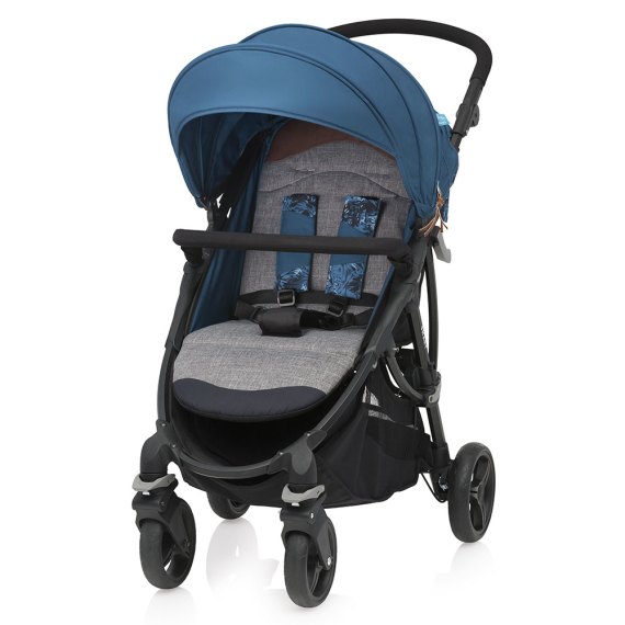 Прогулочная коляска Baby Design Smart (05 Turquoise) - фото | Интернет-магазин автокресел, колясок и аксессуаров для детей Avtokrisla