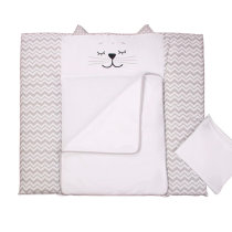 Cповивальний матрац Veres Smiling Animals 72х80 см (white-grey)