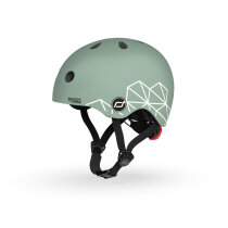 Шолом захисний дитячий Scoot and Ride з ліхтариком, 45-51 см (зелений)