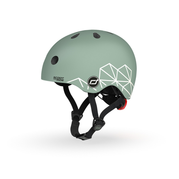 Шлем защитный детский Scoot and Ride с фонариком, 45-51 см (зеленый) - фото | Интернет-магазин автокресел, колясок и аксессуаров для детей Avtokrisla
