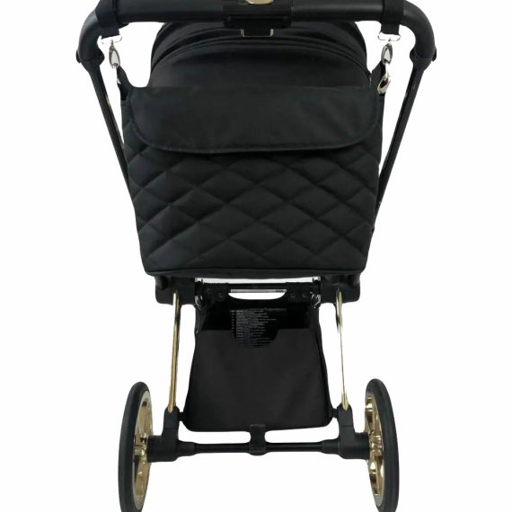 Сумка на коляску Decoza Moms SO072-R (Черный оксфорд) - фото | Интернет-магазин автокресел, колясок и аксессуаров для детей Avtokrisla