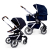 Універсальна коляска 2 в 1 Teutonia TRIO 2.0 (Melange Navy)