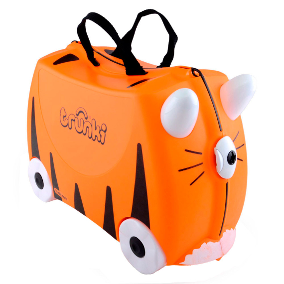 Дитяча валіза для подорожей Trunki (Tipu Tiger) - фото | Интернет-магазин автокресел, колясок и аксессуаров для детей Avtokrisla