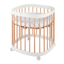 Дитяче ліжечко Tweeto 7-in-1 (White with Natural)