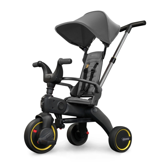 Складний 3-колісний велосипед Doona Liki Trike S1 (Grey Hound) - фото | Интернет-магазин автокресел, колясок и аксессуаров для детей Avtokrisla