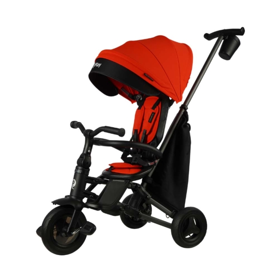 Велосипед складаний триколісний QPlay Nova+ Rubber (Orange Sunset) - фото | Интернет-магазин автокресел, колясок и аксессуаров для детей Avtokrisla