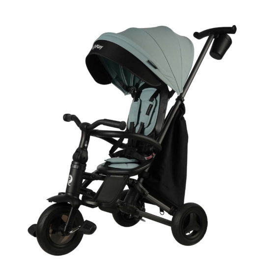 Велосипед складаний триколісний QPlay Nova+ Rubber (Gentle Mint) - фото | Интернет-магазин автокресел, колясок и аксессуаров для детей Avtokrisla