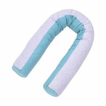 Подушка для годування Veres Comfort Long Velour 170х52 см (grey-tiffany)
