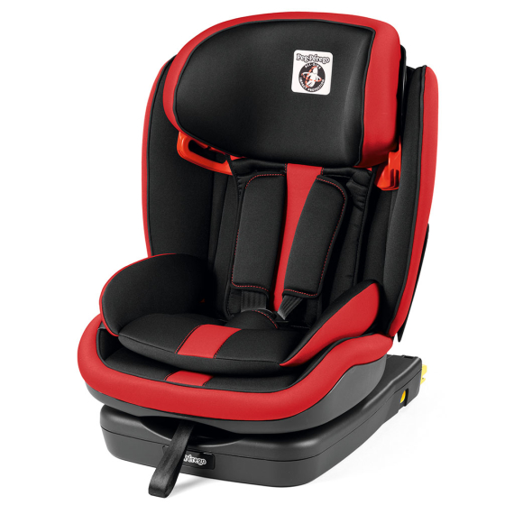 Автокресло Peg-Perego Viaggio 1-2-3 Via Monza (черное с красным) - фото | Интернет-магазин автокресел, колясок и аксессуаров для детей Avtokrisla