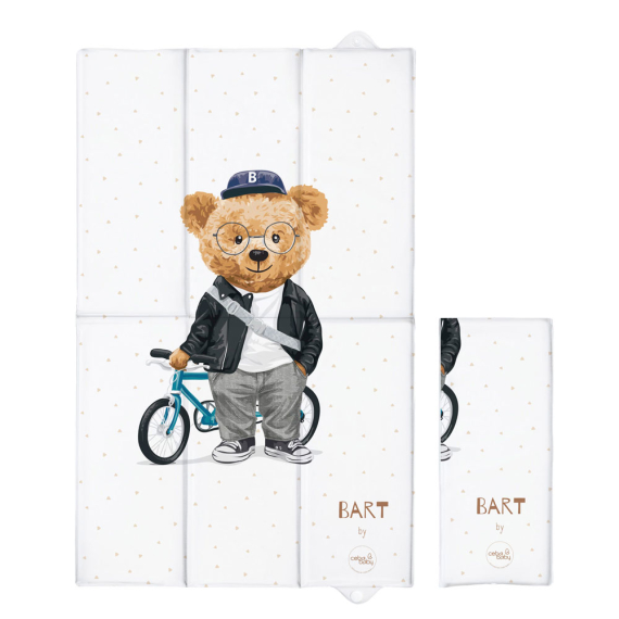 Складаний сповивальний матрац Ceba Baby FluffyBart 80х50 см - фото | Интернет-магазин автокресел, колясок и аксессуаров для детей Avtokrisla