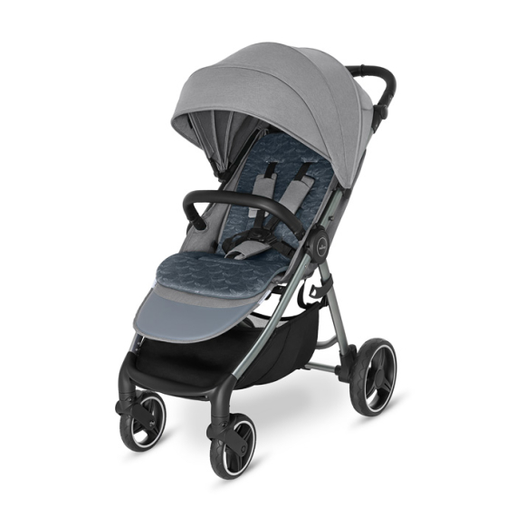 Прогулянкова коляска Baby Design WAVE 2021 (07 GRAY) - фото | Интернет-магазин автокресел, колясок и аксессуаров для детей Avtokrisla