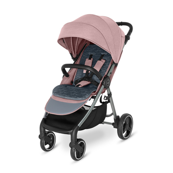 Прогулочная коляска Baby Design WAVE 2021 (108 PINK) - фото | Интернет-магазин автокресел, колясок и аксессуаров для детей Avtokrisla