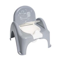 Горщик дитячий антиковзкий Tega Baby OWLS (grey)