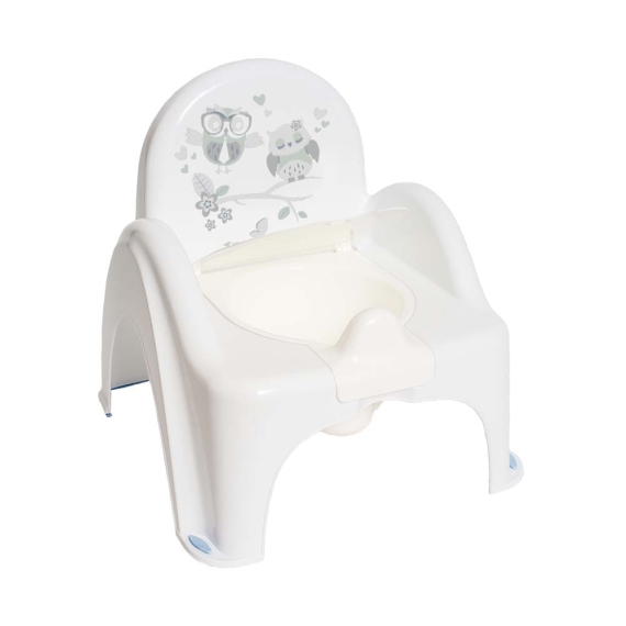 Горщик дитячий антиковзкий Tega Baby OWLS (white) - фото | Интернет-магазин автокресел, колясок и аксессуаров для детей Avtokrisla
