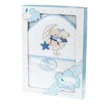 Рушник Interbaby Amoroso 100х100 см (синій)