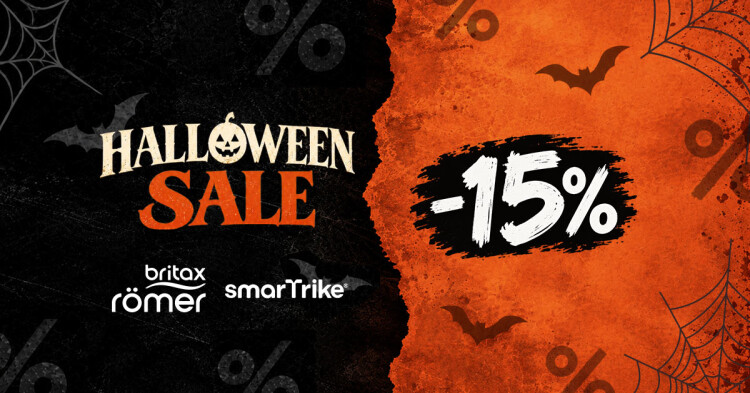 Halloween Sale! -15% на Britax Römer та smarTrike - фото - акция в интернет-магазине Avtokrisla