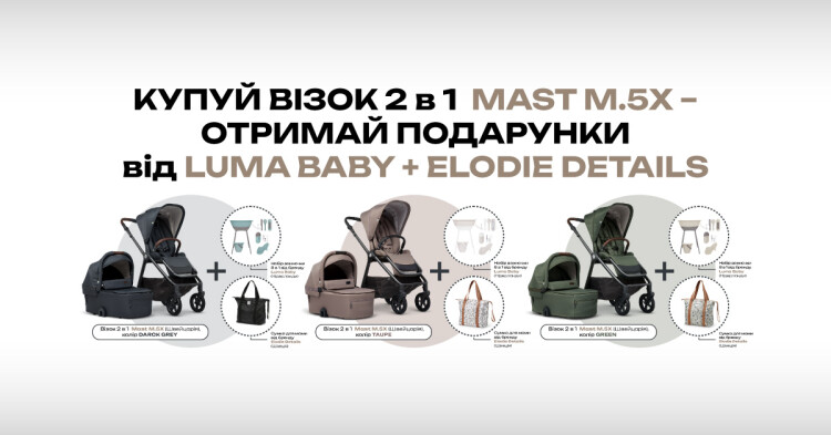 Ванночка та сумка в подарунок до візочка Mast M.5x V.2 - фото - акция в интернет-магазине Avtokrisla